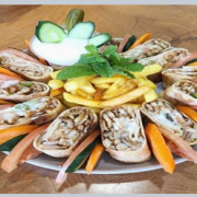 Arabic Shawarma Plate for 1