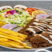 Lamb &amp; Beef Kebab Plate